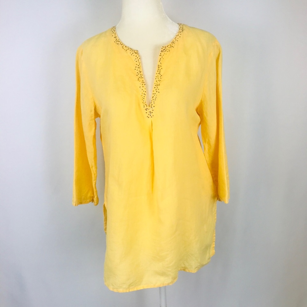 EILEEN FISHER Irish Linen Top